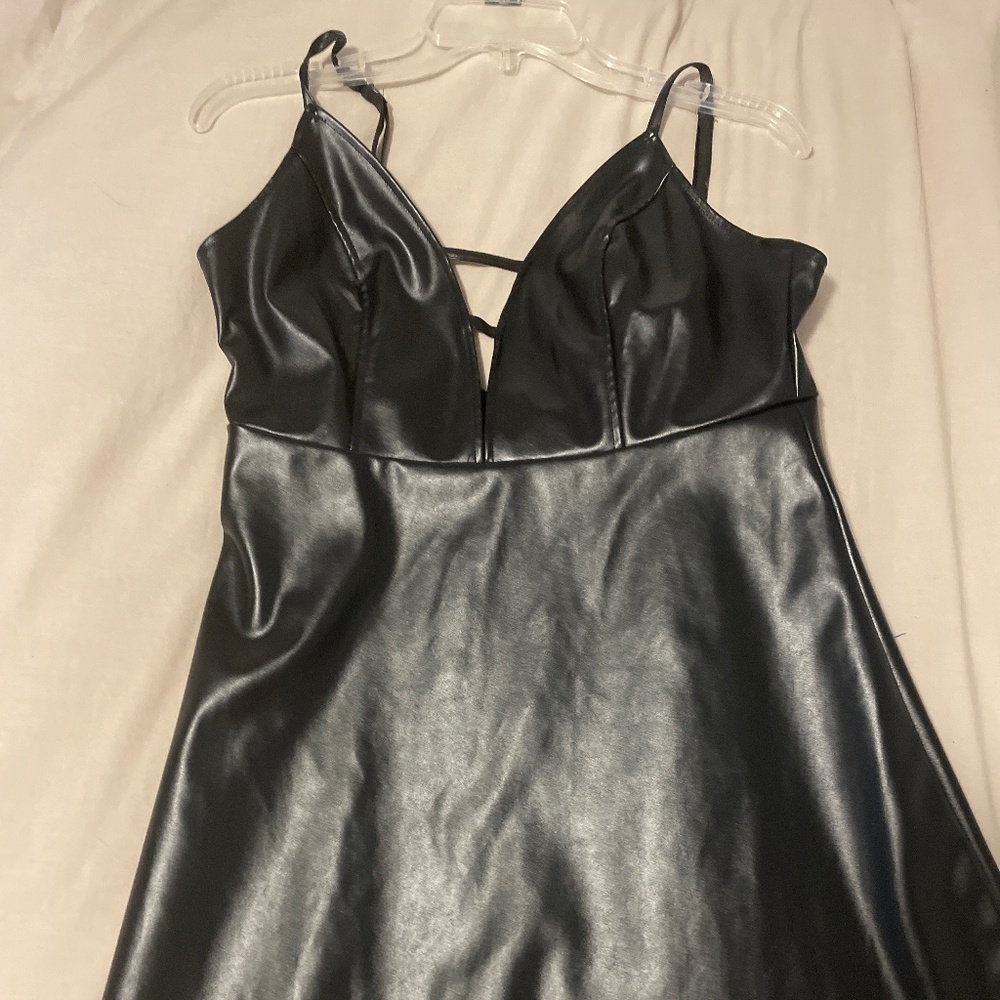 Pleather dress